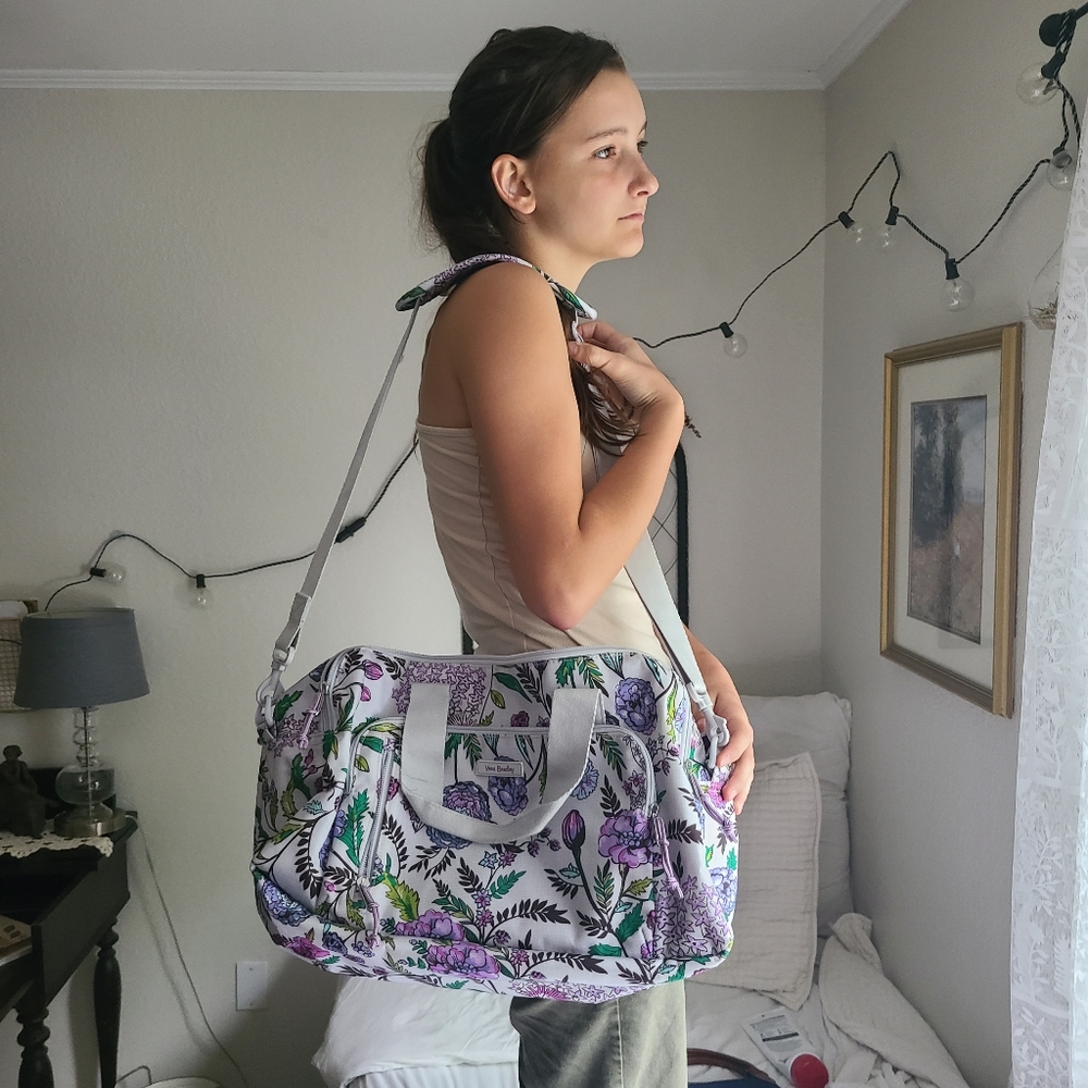 Vera Bradley Carry On Weekender Lavender Meadow